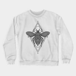 Grey Bee Ornament 01 Crewneck Sweatshirt